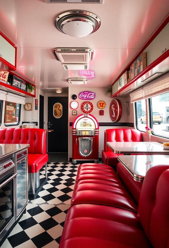 retro themed dining experience