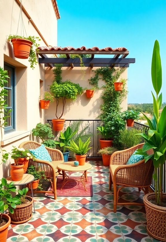 mediterranean inspired oasis retreat