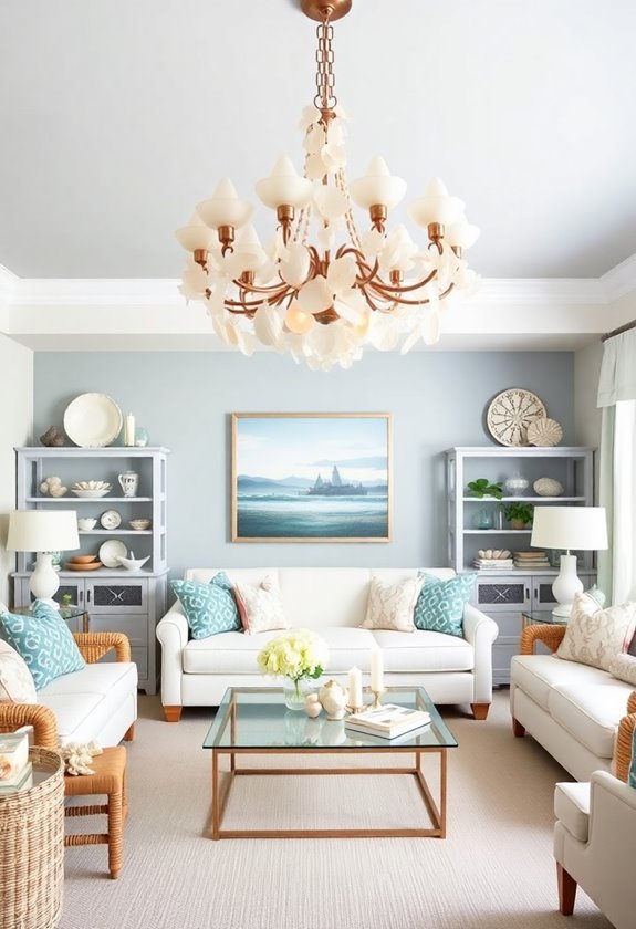 seashell decor elements