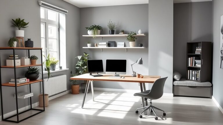 three minimalist office ideas